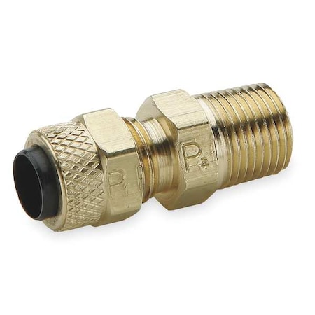 Parker 1/4" Compression x MNPT Brass Connector 10PK 68P-4-4