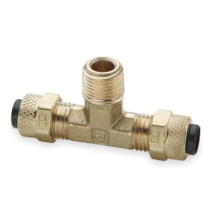 Parker 5/16" Compression x 1/8" MNPT Brass Branch Tee 10PK 172P-5-2