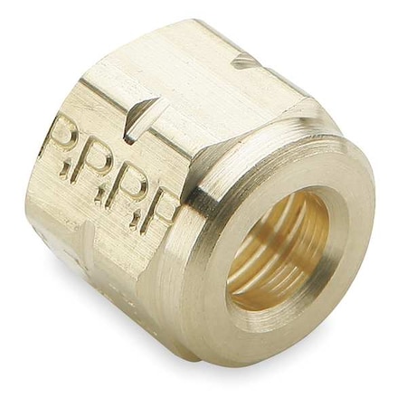 Parker 1/4" Compression Brass Nut 10PK 61VL-4