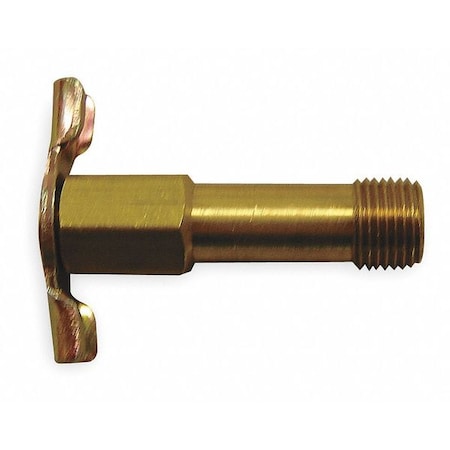 Eaton Aeroquip Drain Cock, Brass, MNPT, 1/8 In 185