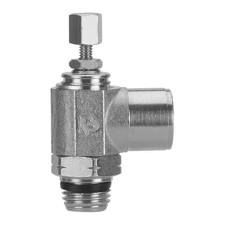 Aignep Usa Universal Flow Control, 1/4 In, FNPTFxTube 88977-04-04