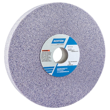 Norton Abrasives Grinding Wheel, T1, 8x1x1-1/4, AO, 46G, PK5 66253044617