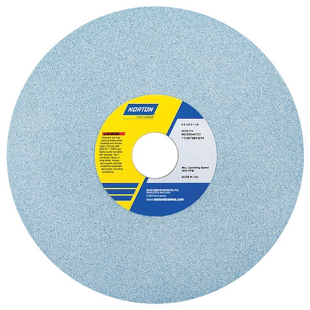 Norton Abrasives Grinding Wheel, T1, 8x3/4x1.25, CA, 60G, PK5 66253044103