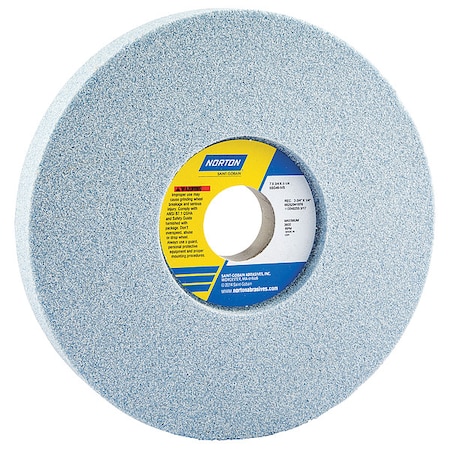 Norton Abrasives Recessed Grinding Whl, 1/S, 7x3/4x1.25, PK5 66252941976