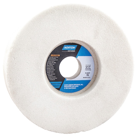 Norton Abrasives Grinding Wheel, 7x1x1.25, Rec1/S 3x1/2, PK5 66252942809