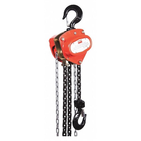 Dayton Manual Chain Hoist, 4000 lb., Lift 20 ft. 1VW60