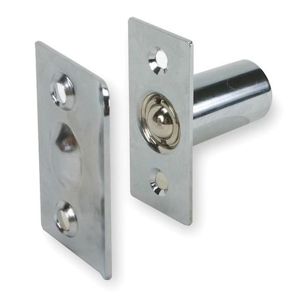 Zoro Select Grab Catch, Pull-to-Open, Ball, Catch/Latch Width: 3/4" 1VZX5