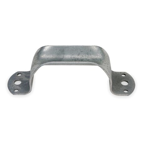 thumbnail image 2 of Zoro Select 1Wae9 Heavy Duty Steel Door Pull – 7 3/4" L, Galvanized, Unthreaded Holes 2 of 5
