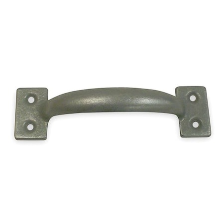 Zoro Select Utility Pull, Steel, 6 1/2 In L, Galv., Unthr. Through Holes 1WAC8