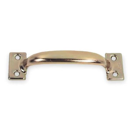 Zoro Select Door Pull, Steel, 4 In L, Matte, Unthr. Through Holes 1WAB5