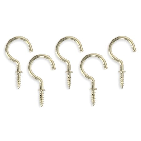 Zoro Select Cup, Type Hook, Brass, Length 7/8 In, PK20 1WBJ3