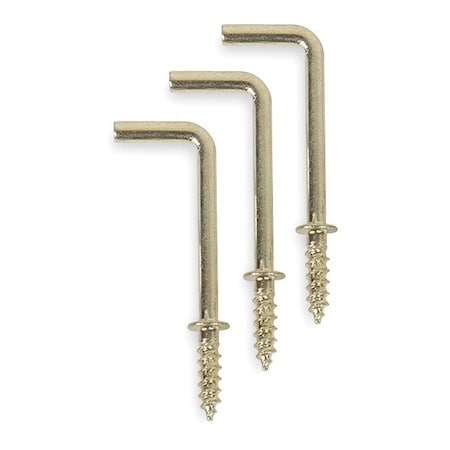 Zoro Select Shoulder Hook, Length 1 1/2 In, PK20 1WBK9