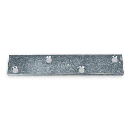 Zoro Select Mending Plate, Steel, 1 1/4 Wx8 In L 1WDG6