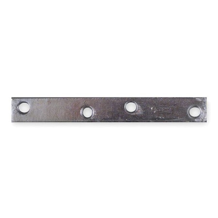 Zoro Select Mending Plate, Steel, 1In Wx5 In L 1WDH3