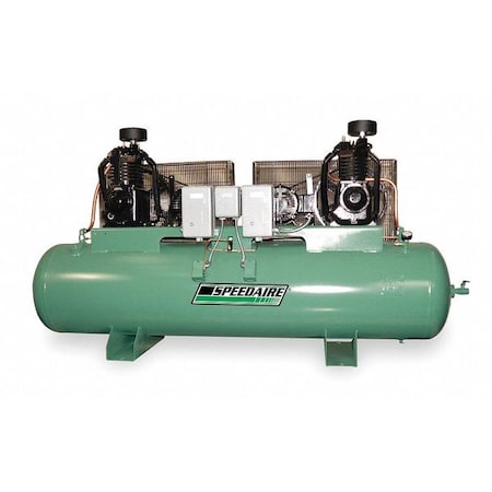 Speedaire Electric Air Compressor, 2 Stage, 46.2 cfm 1WD48