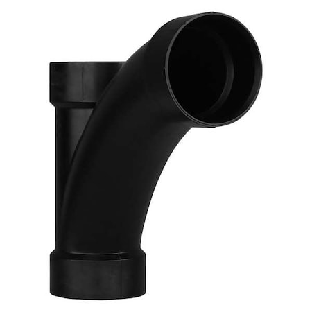 Zoro Select Wye with 45 Bend, 3 in, Socket, ABS 1WHW6