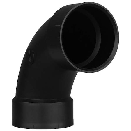 Zoro Select 90 Deg Long Sweep Elbow, 3 In Hub 1WHX9