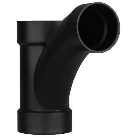 Zoro Select Red. Wye with 45 Bend, 4 In x 3 In Hub 1WHX3