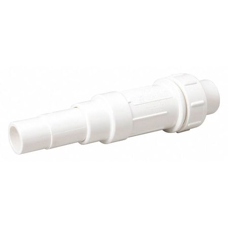 Zoro Select PVC EZ Span Repair Coupling, Solvent x Solvent, 1 in Pipe Size 160-505