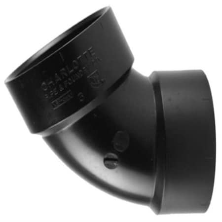 Zoro Select 60 Deg Elbow, 2 In Hub 1WJB1