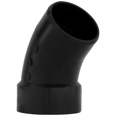 Zoro Select 45 Deg Street Elbow, 3 In Hub x Spigot 1WJA7