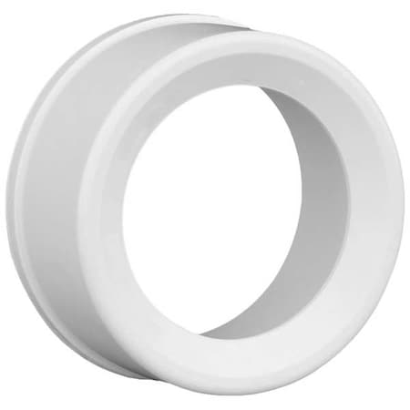 Zoro Select PVC Flush Bushing, Hub x Spigot, 4 in x 3 in Pipe Size 1WKF6