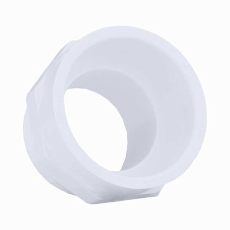 Zoro Select PVC Male Adapter, Hub x MNPT, 1-1/2 in Pipe Size 1WKG5