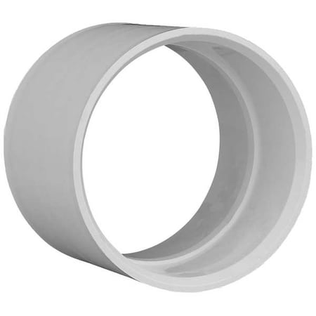 Zoro Select PVC Coupling, Hub, 4 in Pipe Size 1WKH5