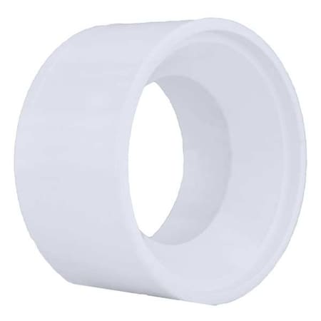Zoro Select PVC Flush Bushing, Hub x Spigot, 6 in x 4 in Pipe Size 1WKW4
