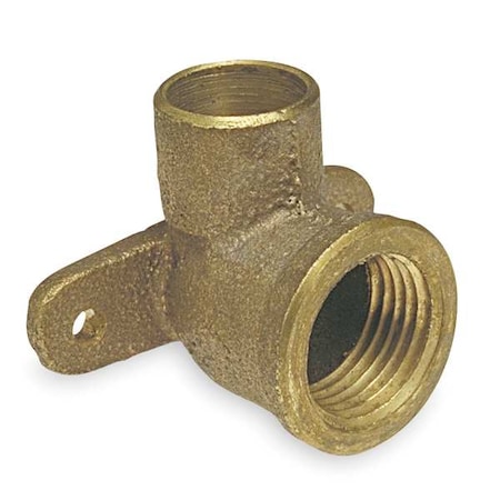 Nibco 3/4" NOM C x 1/2" FNPT 90 Degree Drop Ear Reducing Elbow 70735R 3/4x1/2