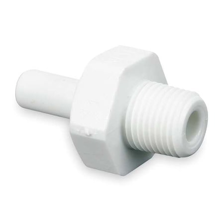 John Guest Push-Fit Adapter Fitting, Acetal, White, 10 PK CI051223W-PK10