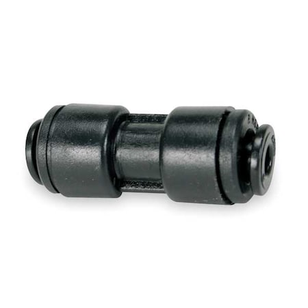 John Guest Push-Fit Adapter Fitting, 5/16 in Tube Size, Acetal, Black, 10 PK PM0408E-PK10