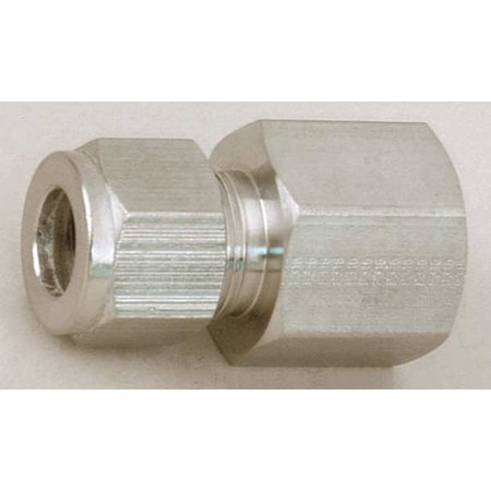 Parker Strt, Steel, Comp. 1/2 in, Comp. 1/4 in 8FSC6N-S