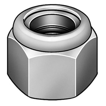 WARREN FASTENINGS SOUTH 3/8-16 Nylon Insert Lock Nuts – Grade 8, Yellow Zinc – Pack