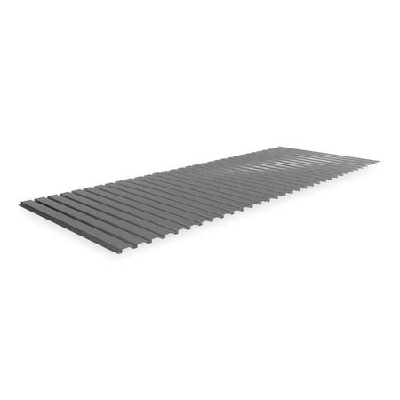 Tennsco Decking, Steel, 96 in W, 36 in D, Industrial Gray, Powder Coated Finish, Gauge: 22 BSD-9636