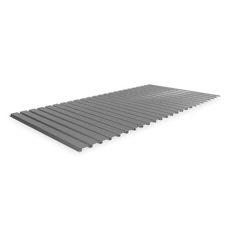 Tennsco Decking, Steel, 72 in W, 36 in D, Industrial Gray, Powder Coated Finish, Gauge: 22 BSD-7236
