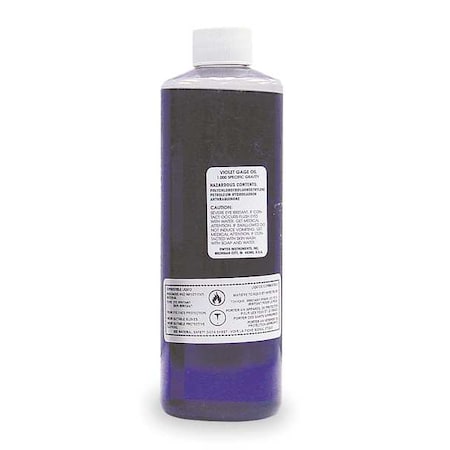 Dwyer Instruments 1 oz dispenser bottle of violet gage fluid, 1.000 sp. gr. A-120