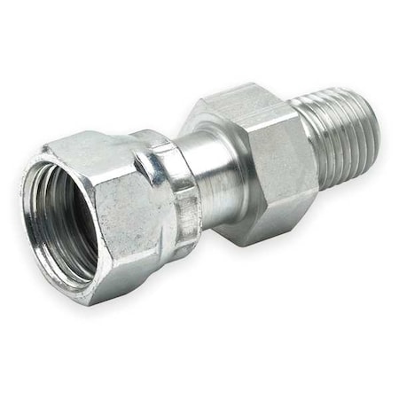 Parker Swivel Connect, Zinc Steel, Fem. ORFSxM, 1/2In 8-8 F6L-S