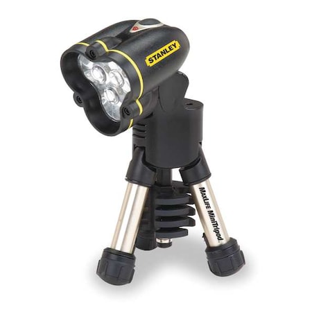 Stanley Indst Hands Free Light, LED, Black 95-111