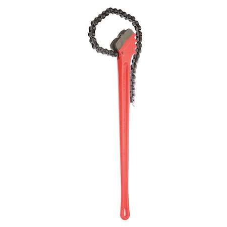 RIDGID Chain Wrench, 7 1/2 in Outside Dia, 29 in Chain L, 36 in Handle L, Alloy Steel C-36