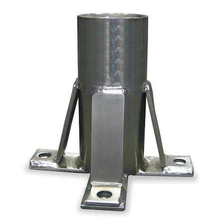 Miller Floor Mount Sleeve Zinc Plated DH-7ZP/