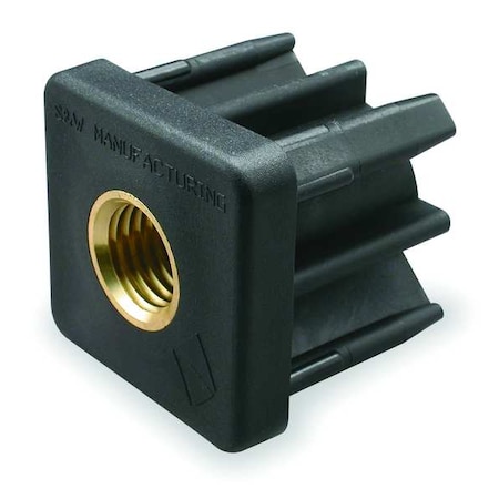 S & W Manufacturing Square Tube End, 5/8-11 Thread TE2-3C | Zoro