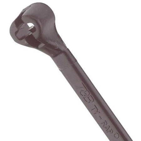 Ty-Rap Cable Tie, 14 in L, 4 in Max Bundle Dia., Black, Nylon 6/6, 18 lb Strength, 1000 PK TY234MX