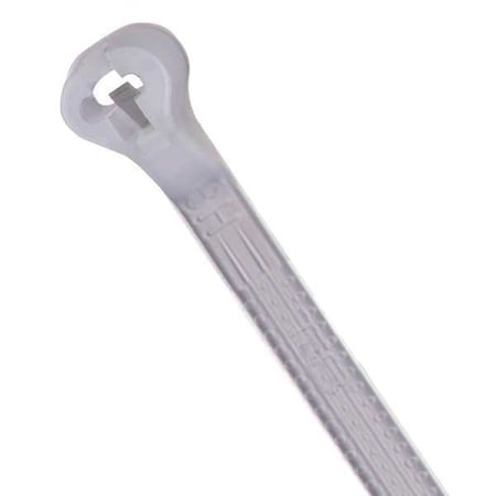 Ty-Rap Cable Tie, 4 in L, 5/8 in Max Bundle Dia., Natural, Nylon 6/6, 18 lb Strength, 1000 PK TY23M