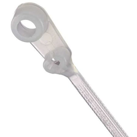 Ty-Rap Cable Tie, 4 in L, 5/8 in Max Bundle Dia., Natural, Nylon 6/6, 18 lb Strength, 1000 PK TY33M