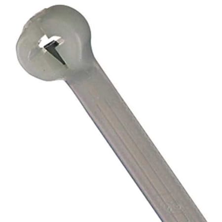 Ty-Rap Cable Tie, 14-1/2 in L, 4 in Max Bundle Dia., Natural, Nylon 6/6, 50 lb Strength, 1000 PK TY28M