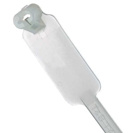 Ty-Rap Cable Tie, 7-1/2 in L, 1-3/4 in Max Bundle Dia., Natural, Nylon 6/6, 50 lb Strength, 1000 PK TY46M