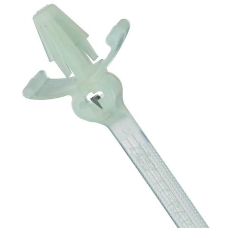 Ty-Rap Cable Tie, 8 in L, 1-3/4 in Max Bundle Dia., Natural, Nylon 6/6, 50 lb Strength, 1000 PK TY38M