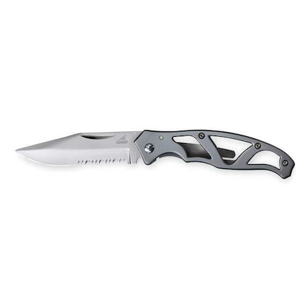 Gerber Locking Pocket Knife, Serrated, 2 1/4 In 22-48484