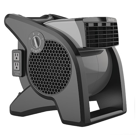 Air King Portable Blower Fan, 120V, 350 cfm, Gray 9555